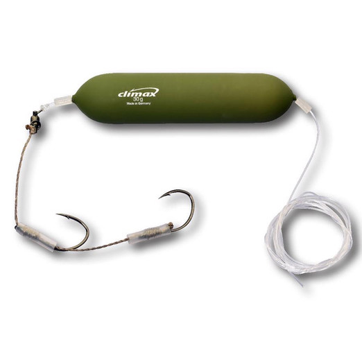 Climax Cult Catfish Rig Worm Combi Rig 180cm 54kg 7/0 2/0 előkötött szerelék