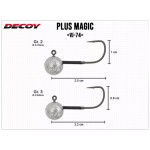 Decoy VJ-74 Plus Magic #3 0.6gr jig fej - Image 4
