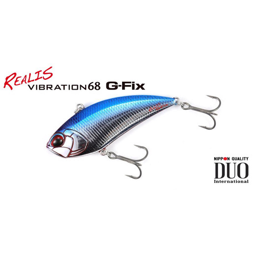 Duo Realis Vibration 68 G-FIX 6,8cm 21gr APA3346 Lime Tiger wobbler - Image 2