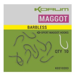 Korum Xpert Maggot barbless Hooks füles horog - SIZE 16 10db/csg
