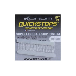 Korum Quickstops clear, stopper 24db/csg