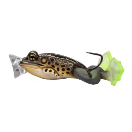 LIVETARGET THE ULTIMATE FROG POPPER BAIT TAN / BROWN 50MM 21G FLOATING