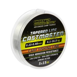 CARP ACADEMY Castmaster Tapered Line 5x15m 0.23-0.40mm