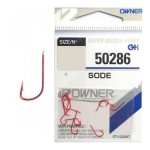 Owner Sode Red 50286 #12 lapkás horog 13 db/csg