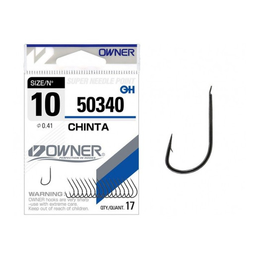 Owner Chinta 50340 #12 lapkás horog 17 db/csg