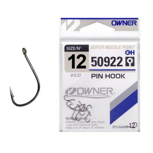 Owner Pin Hook 50922 #06 füles horog 8 db/csg