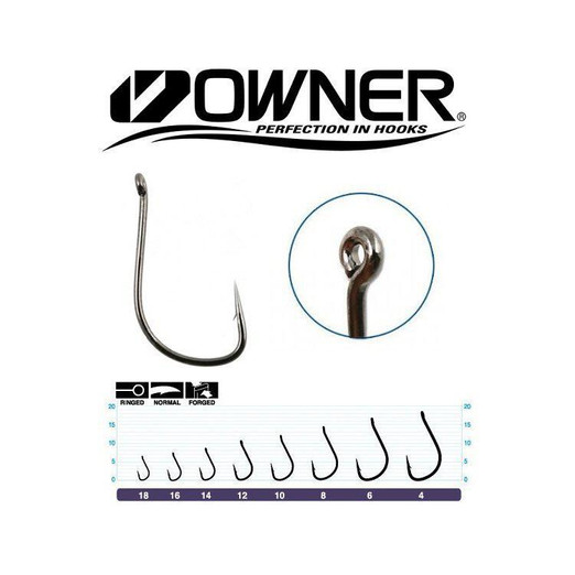 Owner Pin Hook 50922 #06 füles horog 8 db/csg - Image 2