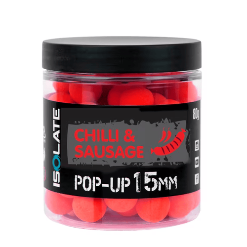 Shimano IsolatePop-Up Chilli Sausage 15mm - fluo Red