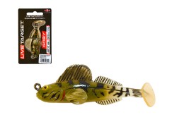 Livetartget Goby 2 Paddletail Géb Műcsali Horoggal Szerelve