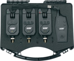 Jaxon electronic bite indicators set xtr carp sensitive stabil receiver + 3 bite indicators elektromos kapásjelző szett