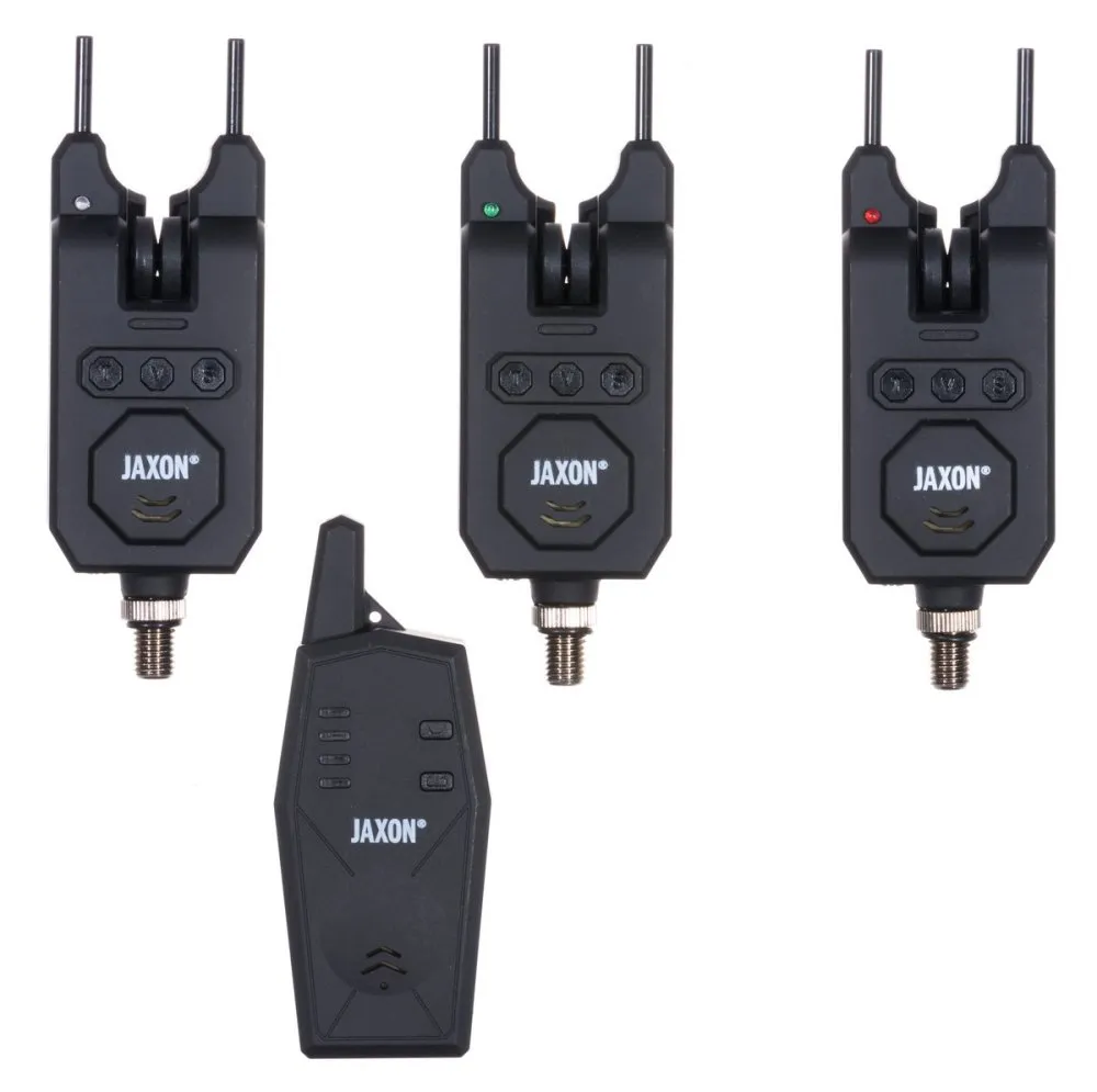 Jaxon electronic bite indicators set xtr carp sensitive stabil receiver + 3 bite indicators elektromos kapásjelző szett - Image 2