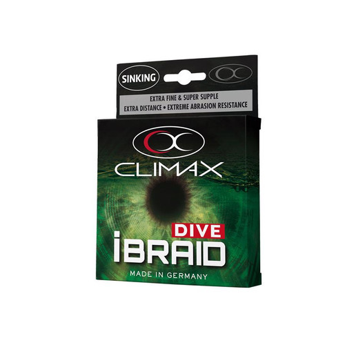 CLIMAX iBRAID DIVE SINKING OLIVE GREEN 275m 0.10mm 4.1kg - Image 2