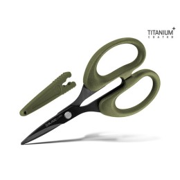 Delphin BladeX Long Titan fogazott horgászolló - 12 cm