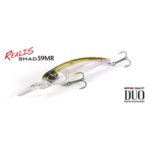 DUO REALIS SHAD 59MR SP 5.9cm 4.7gr CCC3516 Ghost Mat Lime Chart - Image 3