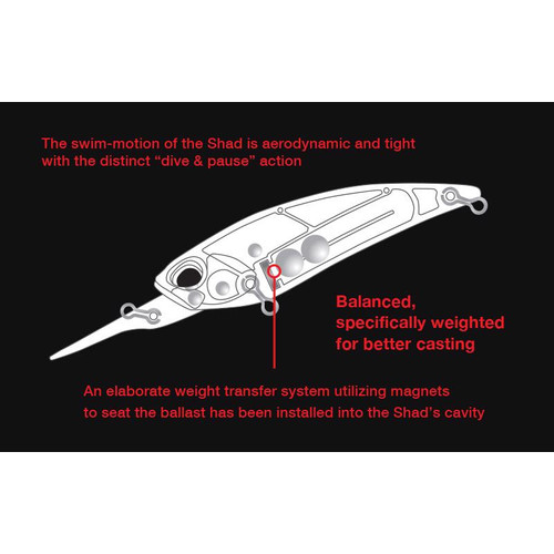 DUO REALIS SHAD 59MR SP 5.9cm 4.7gr CCC3516 Ghost Mat Lime Chart - Image 2