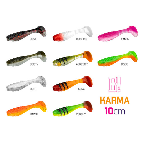 DuoPACK BOX Top mix Delphin KARMA UVs / 6x 5db - 10cm / Perchy + Redface + Candy + Hawai + Best