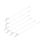 Kötött horog Delphin FLR Sting / 6db - 8cm / 0,22mm / BARB #8 / Sting 7mm - Image 4