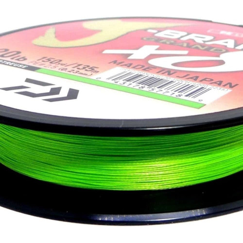 DAIWA J-Braid Grand X8E 0.18mm-12,5kg135m CHARTREUSE - Image 2