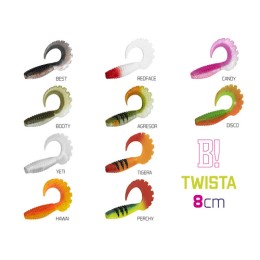 Gumihal Delphin TWISTA UVs / 5db - 8cm/PERCHY