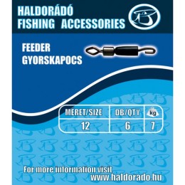 Haldorádó Feeder gyorskapocs L 6db/csg