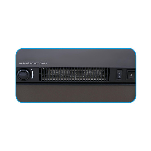 HOME FKK25G szabadon álló elektromos látványkandalló, max. 2000 W, LED lángeffekt, 2 fokozat, mechanikus vezérlés, arany díszítés - Image 7