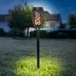 Home MX301 napelemes kerti fáklya, 12 db sárga SMD LED, fáklyaláng effektus, műanyag, 110 g, 12 db/display 12 db-os kiszerelés! - Image 5