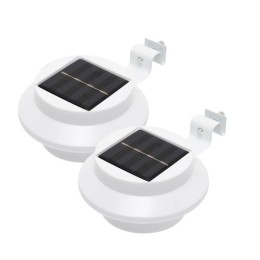 HOME MX652SET napelemes kerti lámpa, 3 db melegfehér LED, 2db/doboz, cserélhető akkumulátor, műanyag