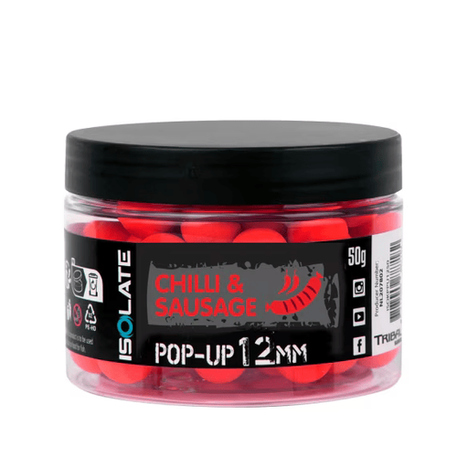 Shimano IsolatePop-Up Chilli Sausage 12mm - fluo Red