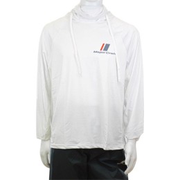 MAJOR CRAFT SUN PROTECTION HOODIE UV ÁLLÓ KAPUCNIS FELSŐ M White