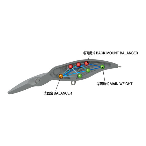 MEGABASS SHADING-X R 62 62mm 5.3gr LZ WAKASAGI - Image 2