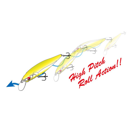 MEGABASS X-NANAHAN+1 75mm 7gr GP ITO-KINARI - Image 4
