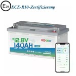 Redodo LiFePO4 12V 140Ah H190 BlueTooth akkumulátor