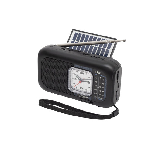 SAL RPH3 napelemes rádió és multimédia lejátszó, hibrid töltés, 3 sávos, napelemes, Bluetooth, cserélhető akkumulátor - Image 4