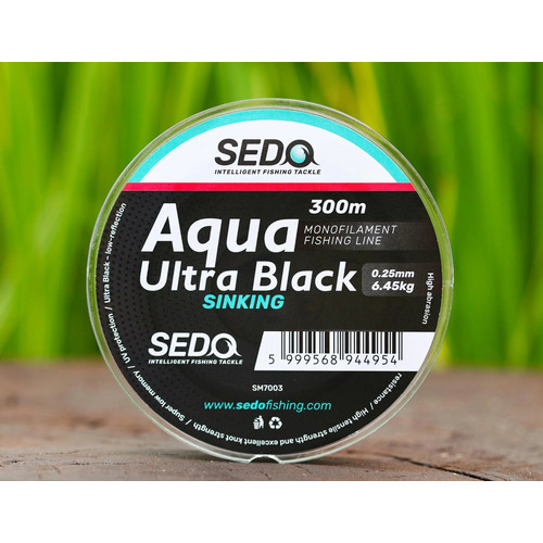 SEDO Aqua Ultra Black 300 Méter Monofil Horgász zsinór - 0.30mm 8.77kg - Image 5