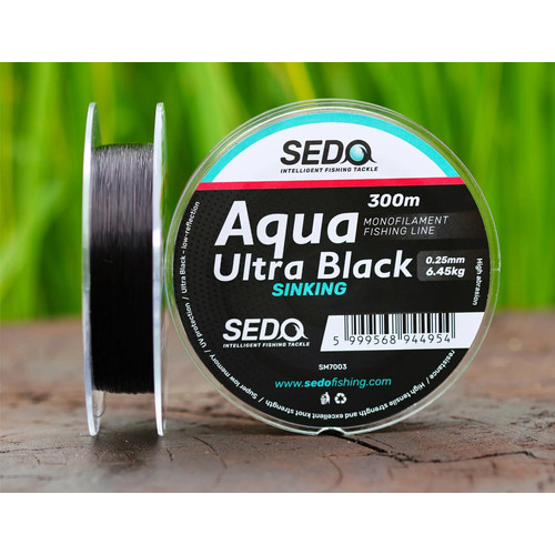 SEDO Aqua Ultra Black 300 Méter Monofil Horgász zsinór - 0.30mm 8.77kg