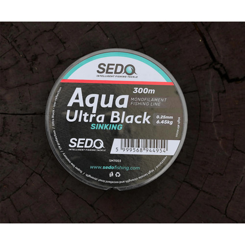 SEDO Aqua Ultra Black 300 Méter Monofil Horgász zsinór - 0.30mm 8.77kg - Image 3