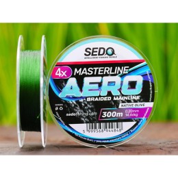 SEDO Masterline 4X Aero Braid Mainline – Native Olive – 300m - 0.25mm 15.50kg 300m