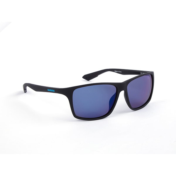 Shimano eyewear technium matt fekete + kék polarizált napszemüveg