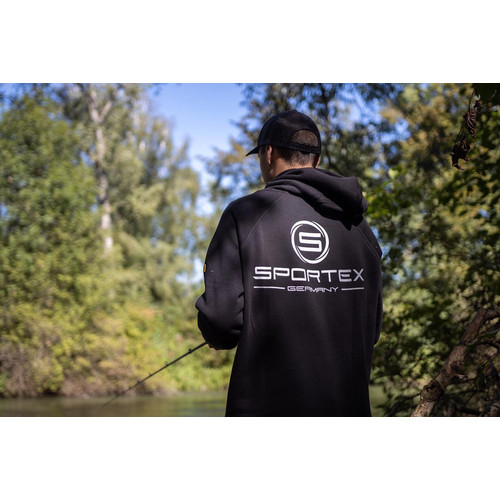 SPORTEX HOODIE BLACK M - Image 2