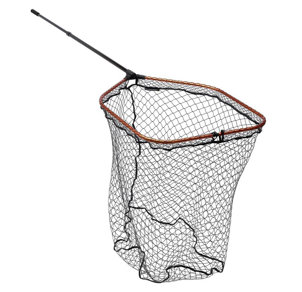 Savage gear pro folding net l 65x50x70cm 98-161cm 40mm 2 részes pergető merítő