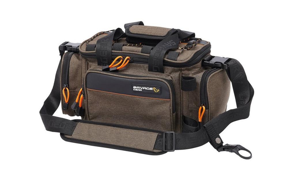 Savage gear specialist soft lure bag 21x38x22cm pergető táska