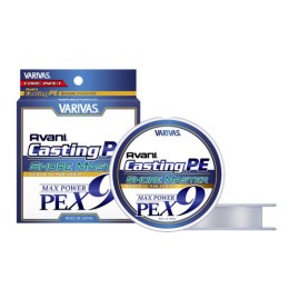 VARIVAS CASTING MAX POWER PE X9 200m #1.0 23lb High Visibility White
