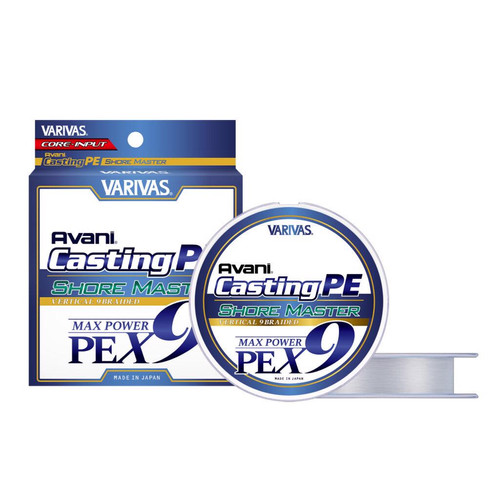 VARIVAS CASTING MAX POWER PE X9 200m #1.2 25lb High Visibility White