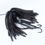Madcat worms teaser 200g 2/0 black (kuttyogató műcsali) - Image 2