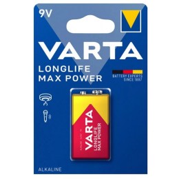 Varta Longlife MAX Power 9V Elem Bl/1