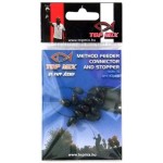 Top Mix Method Feeder ütközős gyorskapocs S army green 10db/csg