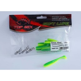 Top Mix Shiner Shad gumihal Green-Yellow Chartreuse 76mm 10db/csg