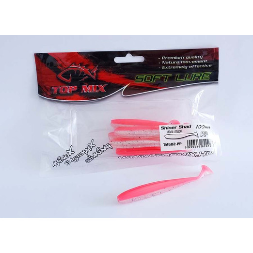 Top Mix Shiner Shad gumihal Pink Pearl 100mm 10db/csg