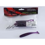 Top Mix Shiner Shad gumihal Purple Red 100mm 10db/csg