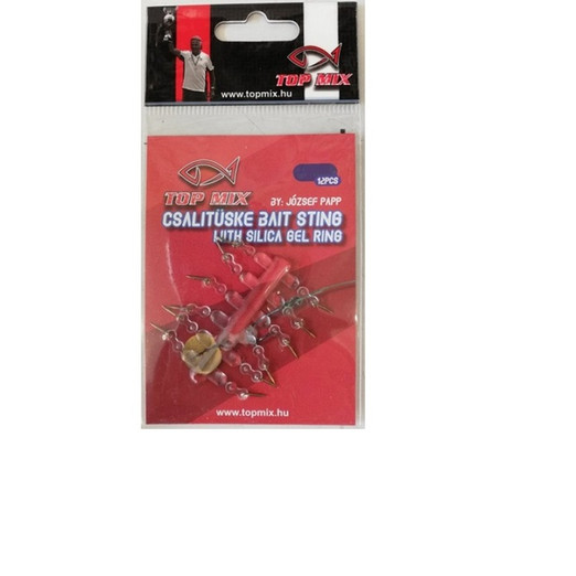 Top Mix csalitüske szilikon előkén 10mm 12db/csg